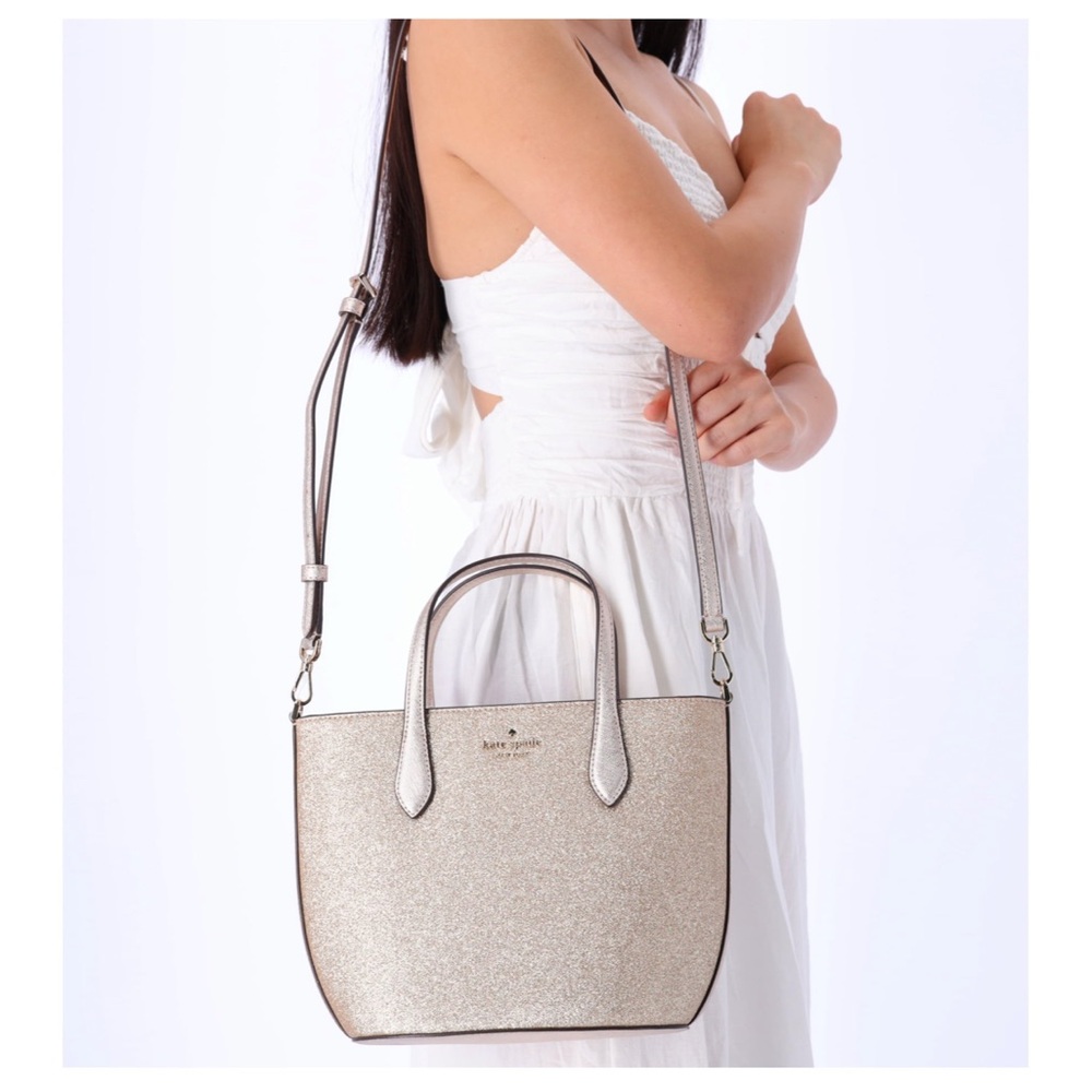 Kate Spade Gold Glitter Crossbody Bag